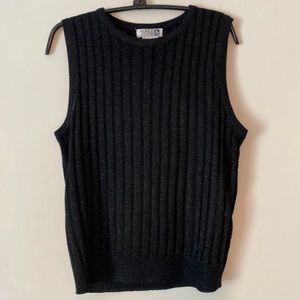Adele Joyce black shimmery tank - size M!
